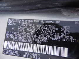 2005 Toyota Sequoia Limited Silver 4.7L AT 4WD #Z24670